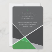 Geo Foto Abschluss für moderne geometrische Farbbl Ankündigung (Rückseite)