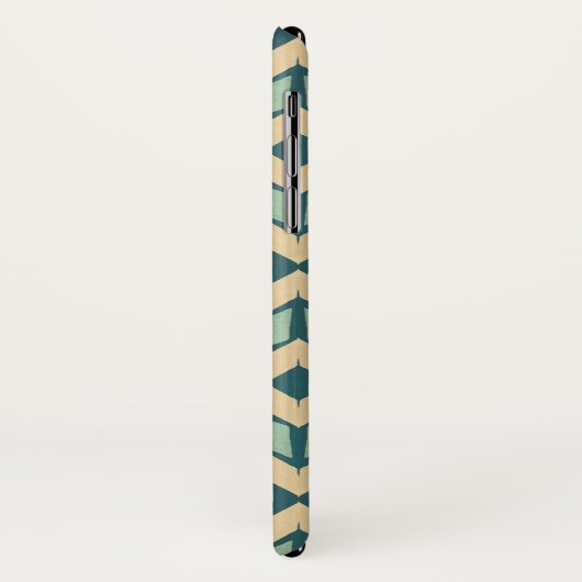 Geo geometrischer aquamariner Pfeil des Case-Mate iPhone Hülle (Hinten/Links)