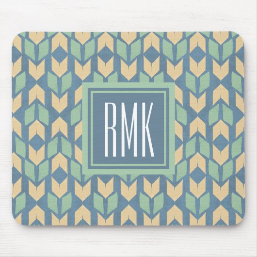 Geo geometrischer Pfeil im Freien Patt des Mousepad (Vorne)