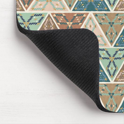 Geo geometrisches Muster des Monogramm-| des Mousepad (Ecke)