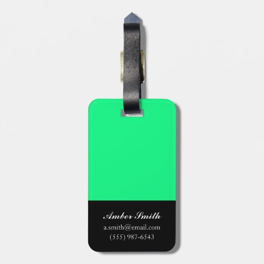 Geo Gepäckanhänger (Rückseite vertikal)