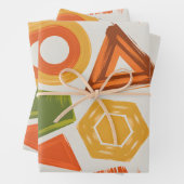 Geo Groove Geschenkpapier Set (Beispiel)
