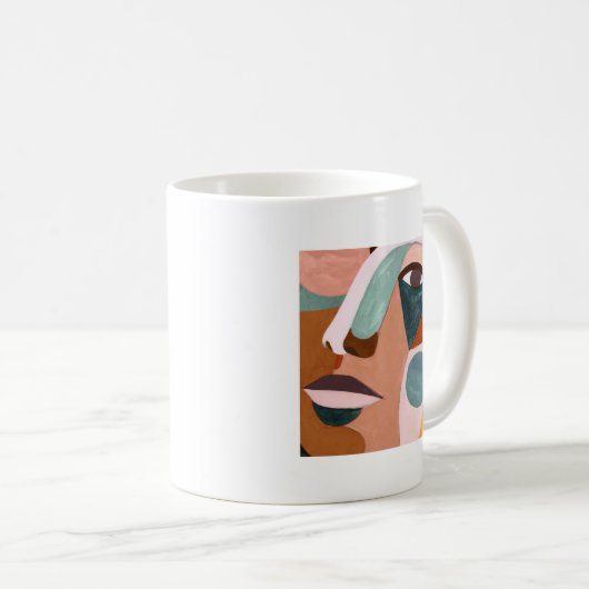 Geo Half Face Kaffeetasse (VorderseiteRechts)