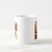 Geo Half Face Kaffeetasse (Mittel)