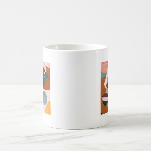 Geo Half Face Kaffeetasse (Mittel)