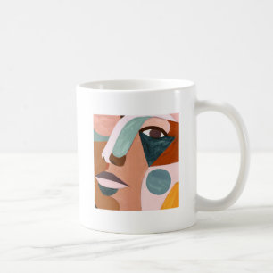 Geo Half Face Kaffeetasse