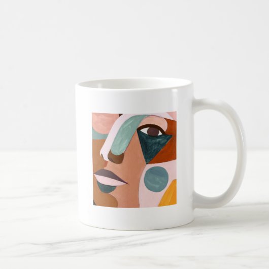 Geo Half Face Kaffeetasse (Rechts)