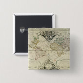 Geo-Hydrografisches Mappamonde Button (Vorne & Hinten)