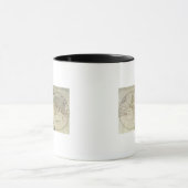 Geo-Hydrografisches Mappamonde Tasse (Zentrum)