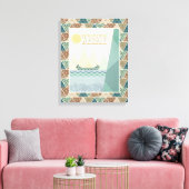 Geo III | Wander Leinwanddruck (Insitu (Wohnzimmer))