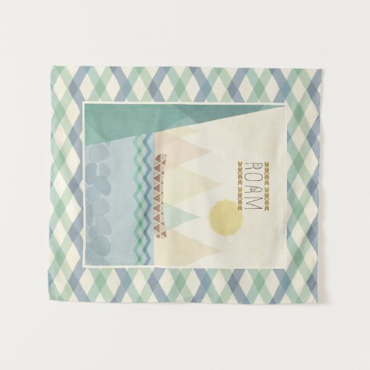 Geo im Freienii | durchstreifen Wandteppich (Vorderseite (Horizontal))