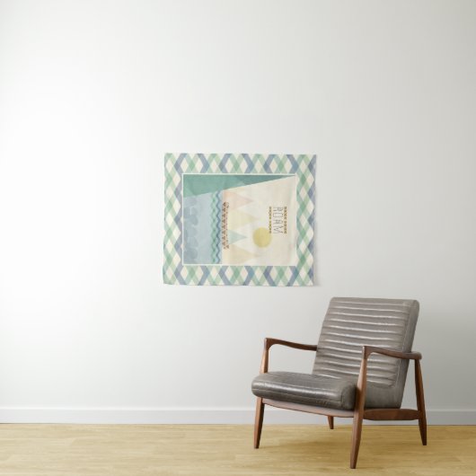 Geo im Freienii | durchstreifen Wandteppich (Beispiel (Horizontal))