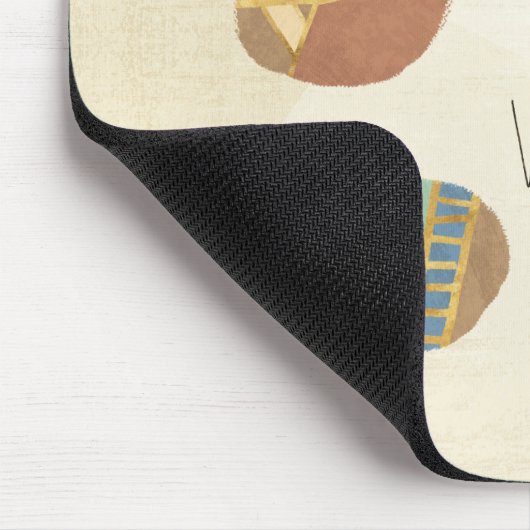 Geo im Freienix | geboren zu wandern Mousepad (Ecke)