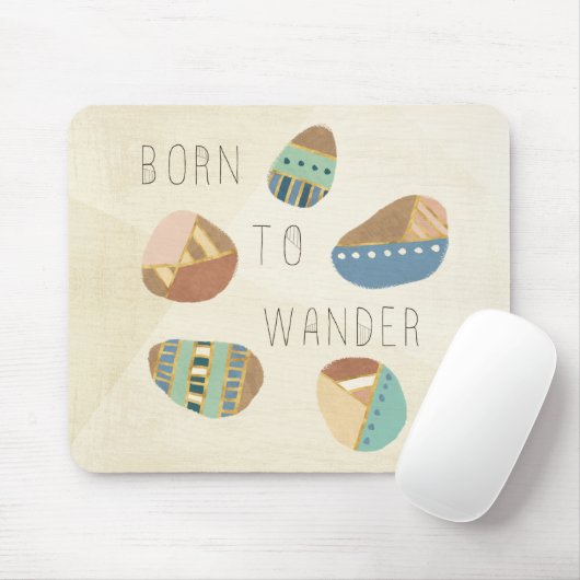 Geo im Freienix | geboren zu wandern Mousepad (Mit Mouse)