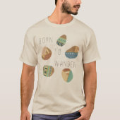 Geo im Freienix | geboren zu wandern T-Shirt (Vorderseite)