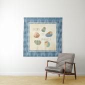 Geo im Freienix | geboren zu wandern Wandteppich (Beispiel (Horizontal))