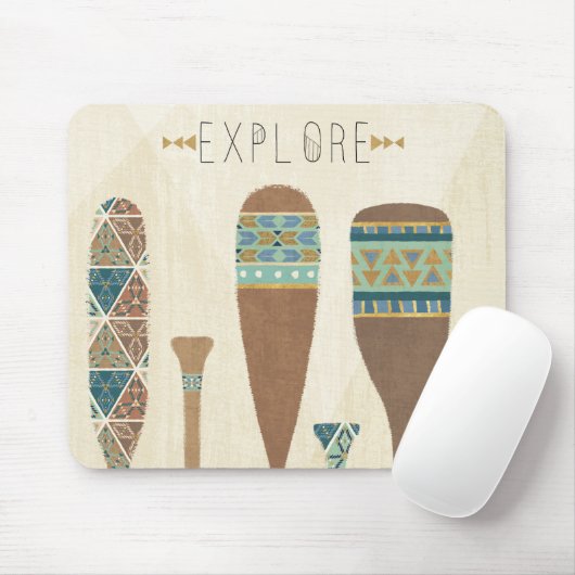 Geo im Freienvii | erforschen Mousepad (Mit Mouse)