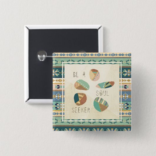 Geo im Freienviii | ist ein Soul-Sucher Button (Vorne & Hinten)