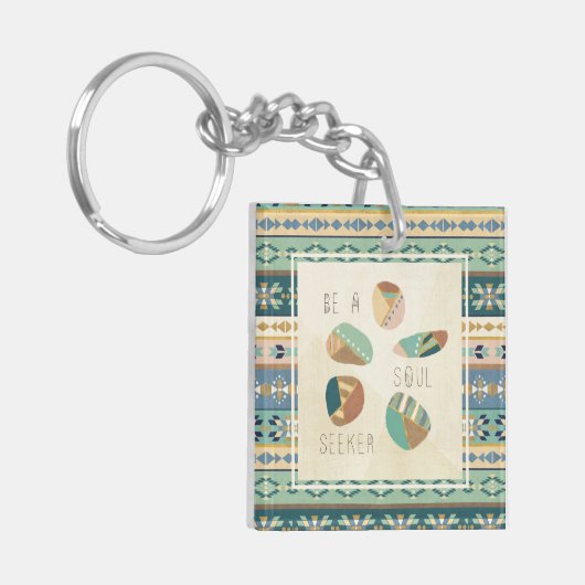 Geo im Freienviii | ist ein Soul-Sucher Schlüsselanhänger (Vorderseite links)