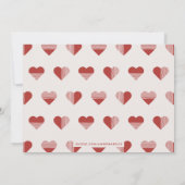 Geo Liebe Valentinstag Fotokarte - Kirsche Einladung (Rückseite)