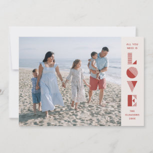 Geo Liebe Valentinstag Fotokarte - Kirsche Einladung