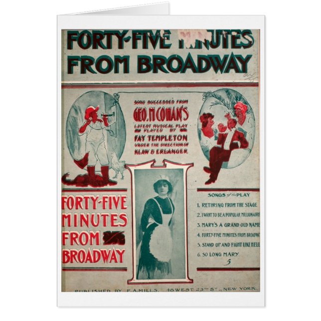 Geo. M. Cohan 45 Minuten von Broadway (Vorne)