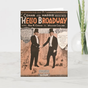 Geo. M. Cohan Hello Broadway Karte
