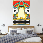 Geo Magnificent Tribal Leinwanddruck (Insitu (Schlafzimmer))