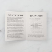 Geo Modern Bar / Bat Mitzvah Folded Program Programm (Innenseite)