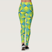 Geo Muster 1-4 Bildoptionen Leggings (Rückseite)