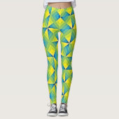 Geo Muster 1-4 Bildoptionen Leggings (Vorderseite)