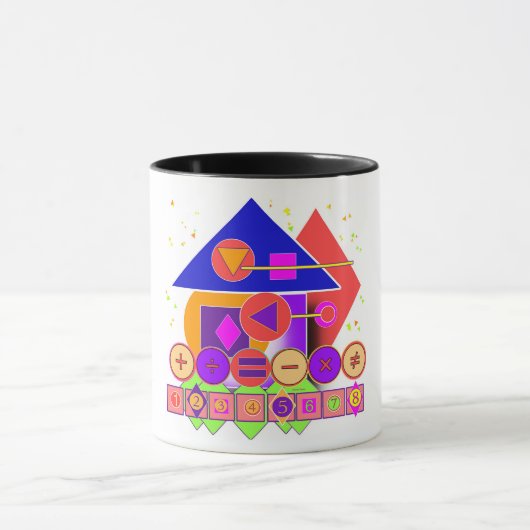 GEO NUMBERS SYMBOLS FORMULIERUNG TASSE (Zentrum)