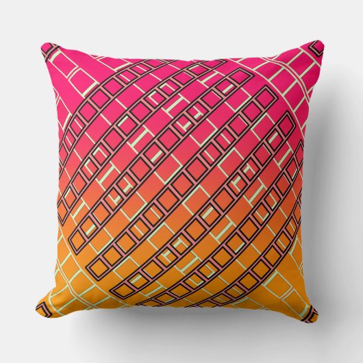 Geo Repeat Colors Kissen (Vorderseite)