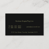 Geo-Retro Geschäfts-Karte Visitenkarte (Rückseite)