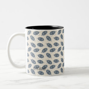 Geo-Schildkröte-Tasse - Geo Cat-Sammlung durch TR Zweifarbige Tasse