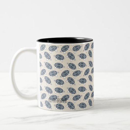 Geo-Schildkröte-Tasse - Geo Cat-Sammlung durch TR  Zweifarbige Tasse (Links)