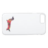 Geo-Silhouette für langhaarige Dackel Case-Mate iPhone Hülle (Rückseite (Horizontal))