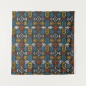 Geo-Skandinavier Wandteppich (Vorderseite (Horizontal))