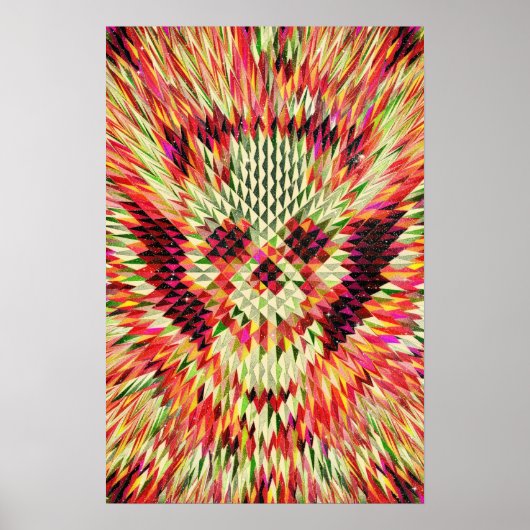 Geo Skull Poster (Vorne)