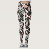 Geo-Style: Geometrische Leggings mit Multiprint (Vorderseite)