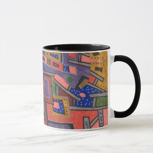 Geo Tech, Abstrakt Art Tasse (Rechts)