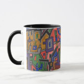 Geo Tech, Abstrakt Art Tasse (Links)
