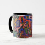 Geo Tech, Abstrakt Art Tasse (Vorderseite Links)