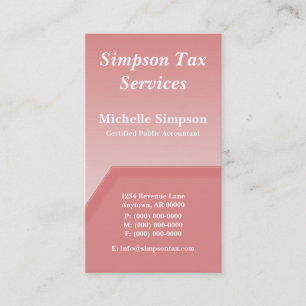 Geo Tech Business Card, rosa Blush Visitenkarte