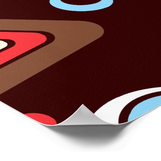 Geo Triangle Poster (Ecke)