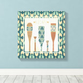 Geo VI | Flucht Leinwanddruck (Insitu (Holzboden))