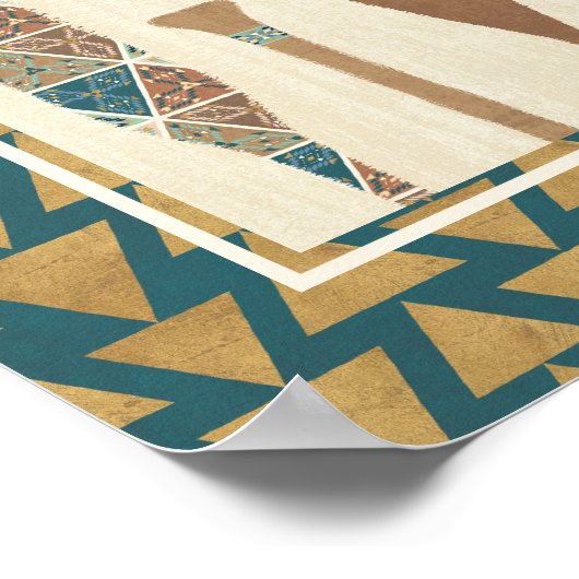 Geo VII | Entdecken Poster (Ecke)