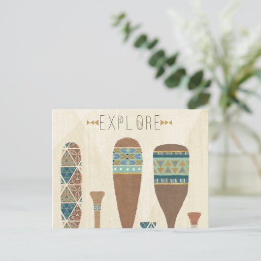 Geo VII | Entdecken Postkarte (Stehend Vorderseite)