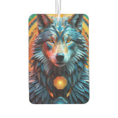 Geo Wolf Autolufterfrischer (Rückseite)