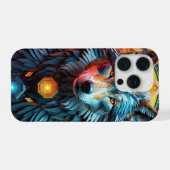Geo Wolf iPhone Hülle (Rückseite (Horizontal))